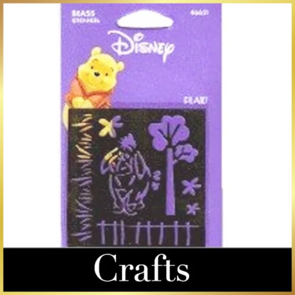 Disney Brass Stencil New and Sealed, Eeyore, , Winnie The Pooh by Plaid - #46621